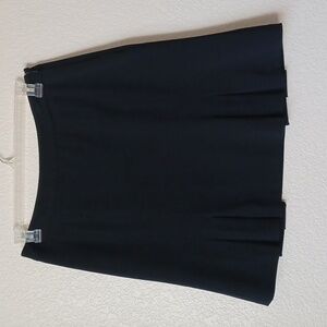 Apt 9 Stretch Black Fully Lined A-Line Pleated Skirt, Womens Size 8